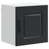 vidaXL Panel de lavaplatos Kalmar Negro 40 x 31 x 40 cm