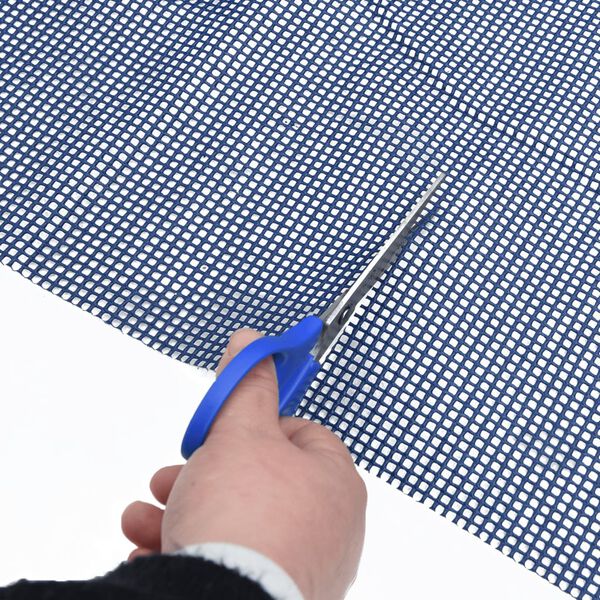 vidaXL Alfombra de tienda de campa&ntilde;a azul 3x3 m