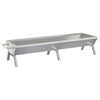 vidaXL Bandeja para barbacoa acero inoxidable plateado 158x42x31 cm