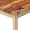 vidaXL Mesa consola de madera maciza de sheesham 140x35x76 cm