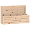 vidaXL Caja de almacenaje madera maciza de pino 109x36,5x33 cm