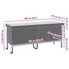 vidaXL Caja de almacenaje jard&iacute;n ruedas rat&aacute;n PE beige 160x55x75 cm