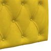 vidaXL Cabecera Colgante Amarillo 210 x 55 x 7 cm Terciopelo
