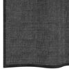 vidaXL Cortinas de gasa con ojales 2 uds negro 140x140 cm