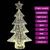 vidaXL &Aacute;rbol de Navidad con 160 LED c&aacute;lido 150 cm Acr&iacute;lico