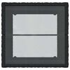 vidaXL Juego Bistro de Jardín 3 pcs Negro Poliratán