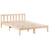 vidaXL Cama extralarga sin colch&oacute;n madera maciza de pino 160x210 cm