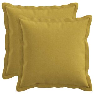 vidaXL Funda de almohada 2 pcs HOUTEN Verde claro 30 x 30 cm