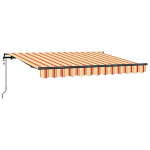 vidaXL Toldo Retr&aacute;ctil Amarillo 350 x 200 cm tela