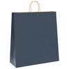 vidaXL Bolsas de papel con asas 50 uds azul 45x17x48 cm