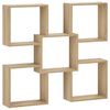 vidaXL Estante de pared Roble Sonoma 99,5 x 17 x 91 cm