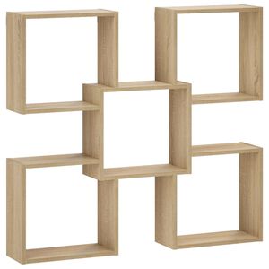 vidaXL Estante de pared Roble Sonoma 99,5 x 17 x 91 cm