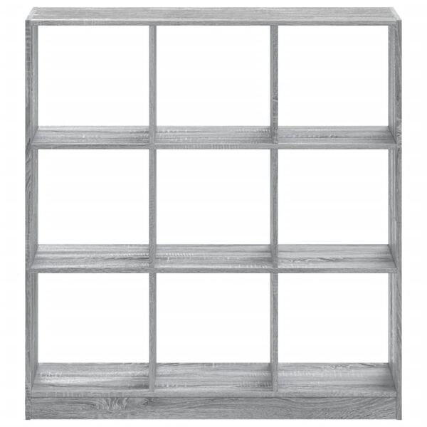 vidaXL Estantería madera de ingeniería gris Sonoma 102x32x108 cm