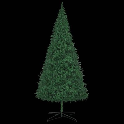 vidaXL Árbol de Navidad artificial preiluminado con luces verde 400 cm