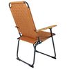 Bo-Camp Silla plegable de camping Jefferson color arcilla