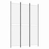 vidaXL Biombo divisor de 3 paneles de tela blanco 150x220 cm