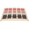 vidaXL Estructura de cama con 12 listones y soportes 80x200 cm