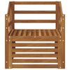 vidaXL Conjunto de sof&aacute;s de exterior Natural 67 x 63 x 73 cm