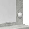 vidaXL Mesa Tocador con estante Gris Concreto 75,5 x 41 x 135 cm