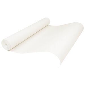 vidaXL Papel tapiz 3D s&oacute;lido Blanco Crema 10 x 0,53 m Tela no tejida