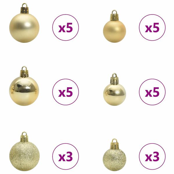 vidaXL &Aacute;rbol de Navidad artificial 180 cm PVC, Metal y Pl&aacute;stico