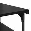 vidaXL Soporte para Impresora Roble Negro 43 x 48 x 64 cm
