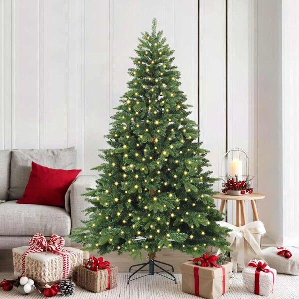 vidaXL &Aacute;rbol de Navidad artificial con 300 LED Verde 180 cm PE y PVC