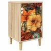vidaXL Mesa de noche GENNEP Roble Sonoma 36 x 33 x 60 cm