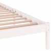 vidaXL Estructura de cama sin colchón madera de pino blanco 140x200 cm