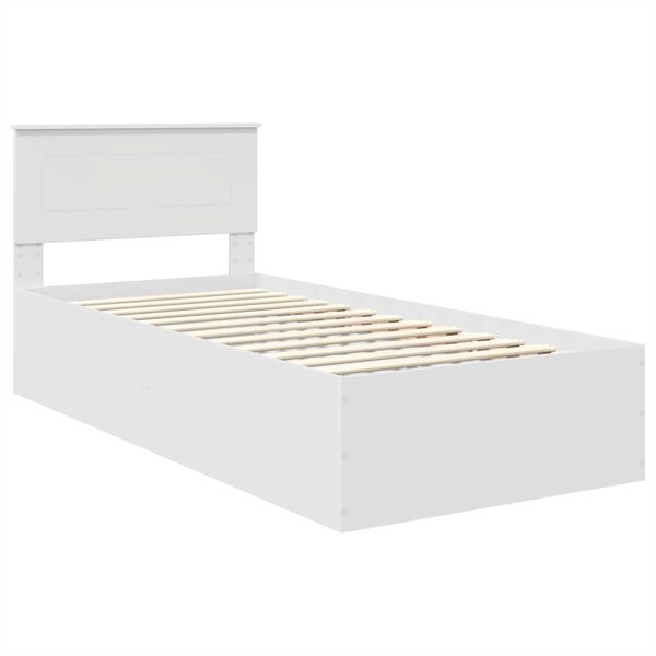 vidaXL Estructura de cama 100 x 200 cm Madera de ingenier&iacute;a