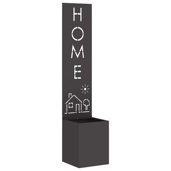 vidaXL Pantalla de Privacidad para Jardín Calado Negro 32 x 140 cm