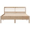 vidaXL Estructura de cama sin colch&oacute;n madera maciza de pino 135x190 cm