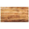 vidaXL Tablero de mesa rectangular madera mango rugosa 100x50x3,8 cm