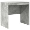 vidaXL Escritorio con caj&oacute;n 2 pcs Gris Concreto