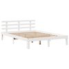 vidaXL Estructura de cama con cajones madera de pino blanca 135x190 cm