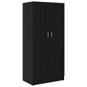 vidaXL Armario Roble Negro 82,5 x 51,5 x 180 cm Madera de ingenier&iacute;a