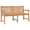 vidaXL Banco de jard&iacute;n de madera maciza de teca 150 cm