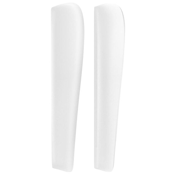 vidaXL Cabecero con orejas cuero sint&eacute;tico blanco 183x23x118/128cm