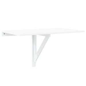vidaXL Mesa plegable de pared blanco 100x60 cm
