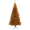 vidaXL &Aacute;rbol de Navidad con 300 LED con soporte Dorado 180 cm PET