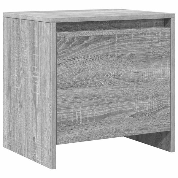 vidaXL Mesita de noche madera de ingenier&iacute;a gris Sonoma 45x34x44,5 cm