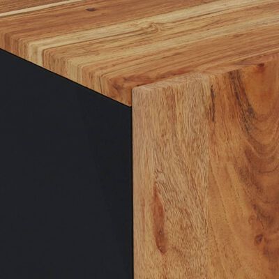 vidaXL Aparador de madera maciza de acacia 60x33x75 cm
