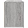 vidaXL Mesita de noche madera contrachapada gris Sonoma 60x36x45 cm