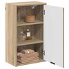vidaXL Gabinete de Ba&ntilde;o con puerta Roble Sonoma 39 x 23,5 x 65 cm