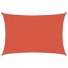 vidaXL Toldo de vela HDPE terracota 160 g/m&sup2; 2,5x4 m