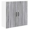vidaXL Armario de Pared LUCCA Gris Sonoma 80 x 31 x 80 cm