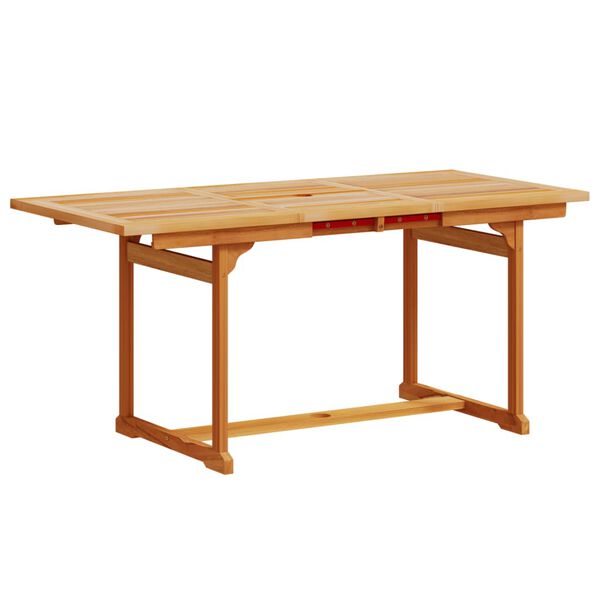 vidaXL Juego comedor de jard&iacute;n 7 pzas madera maciza acacia y textileno