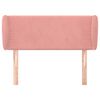 vidaXL Cabecero de terciopelo rosa 83x23x78/88 cm
