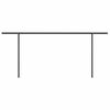 vidaXL Toldo retr&aacute;ctil autom&aacute;tico con postes gris antracita 6x3 m
