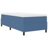 vidaXL Cama tipo Box Spring Azul y 90 x 200 cm Tela de Pana
